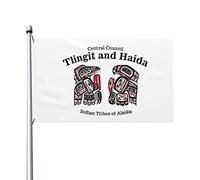 Drapeau Conseil central des tribus Tlingit et Haida Drapeaux 90X150cm