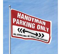 Drapeau cool affiche drapeaux bricoleur parking seulement drapeau drapeau de gym drapeau porche (taille : 30 x 45 cm)