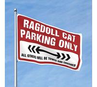 Drapeau cool affiche drapeaux Ragdoll Cat Parking Only Flag Gym Flag Porche Flag (Taille : 152 x 244 cm)