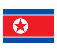 Drapeau Corée Du Nord - 19.5 X 13 Cm - Sticker/Autocollant