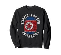 Drapeau Corée du Nord estampillé My Soul Corée du Nord Pride Sweatshirt