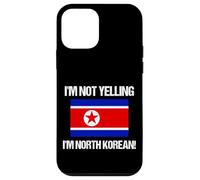 Drapeau Corée du Nord « I'm Not Yelling » Coque pour iPhone 12 Mini