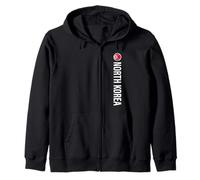 Drapeau Corée du Nord Vertical Sweat à Capuche