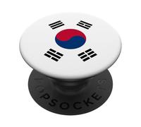 Drapeau Corée du Sud Corée du Sud Match Country Jour de Jeu Familial coréen PopSockets PopGrip Adhésif