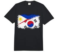Drapeau Corée du Sud Philippine Demi Coréen Moitié Philippine Comfort Colors Adult Heavyweight T-Shirt