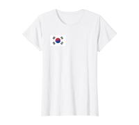 Drapeau coréen de la Corée du Sud T-Shirt Graphique avec Valeur, Femme, Blanc, L