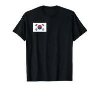 Drapeau coréen de la Corée du Sud T-Shirt Graphique avec Valeur, Homme, Noir, M