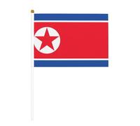 Drapeau coréen double face agitant et mini drapeaux à bâton, adaptés pour la décoration de fête et les activités d'équipe
