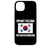 Drapeau coréen « I'm Not Yelling » Coque pour iPhone 14 Plus