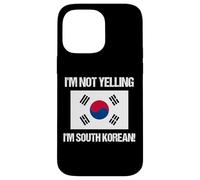 Drapeau coréen « I'm Not Yelling » Coque pour iPhone 14 Pro Max