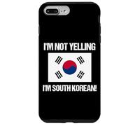 Drapeau coréen « I'm Not Yelling » Coque pour iPhone 7 Plus/8 Plus