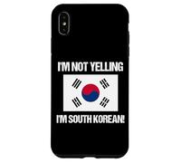 Drapeau coréen « I'm Not Yelling » Coque pour iPhone XS Max