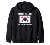 Drapeau coréen « I'm Not Yelling » Sweat à Capuche