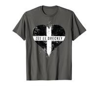 Drapeau Cornouailles de Cornwall avec Proud Cornish Dialecte T-Shirt