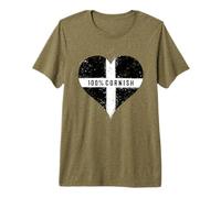 Drapeau Cornouailles ou Cornwall des Proud Cornish Expatriés T-Shirt Haut de Gamme