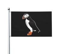 Drapeau Corsaire 90X150cm, Macareux moine Résistants aux Intempéries Drapeau Pirate avec œillets Bruant pour Décorations Intérieur Extérieur