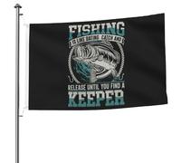 Drapeau Corsaire Avec Œillets Drapeaux Fishing Is Like Dating Catch And Release Until You Find A Keeper Résistants Aux Intempéries Bannière Extérieure Pour Bar Balcon 90X150Cm