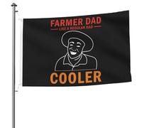 Drapeau Corsaire Double Couture Drapeaux Papa Fermier Comme Un Papa Ordinaire Cooler Résistant À La Décoloration Bannière Extérieure Pour Décorations Intérieur Fête 90X150Cm