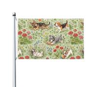 Drapeau Corsaire Jouer aux chiots Drapeaux 90X150cm