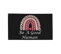 Drapeau Corsaire Personnalisé, Soyez Un Bon Humain Avec Œillets Bannière Extérieure Pour Anniversaire Décoration Drapeaux 90X150Cm