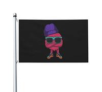 Drapeau Corsaire Renforcé, Cool Pink Mon-Sters Personnalisé Suspendus Fanion Pour Célébration Balcon Drapeaux 90X150Cm