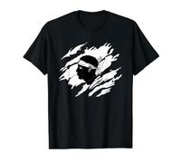 Drapeau Corse T-Shirt Graphique avec Valeur, Homme, Noir, XL