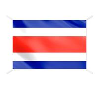 Drapeau Costa Rica officiel - Drapeaux du Monde pour intérieur et extérieur, drapeaux décoratifs et collection, drapeau francais inclus - Taille 144x93 cm