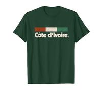 Drapeau Côte D'Ivoire Vintage Côte D'Ivoire Orange Ivoire T-Shirt