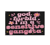 Drapeau Couleurs Vives Drapeaux Mais Si Dieu Nous En Préserve, Il Y A Une Terrible Tragédie Drôle Avec Œillets Bruant Pour Fête Décorations Maison 90X150Cm