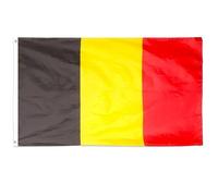 Drapeau Coupe du Monde 2026 - Drapeau national officiel 1,5 m x 90 cm, double face, avec œillets en laiton, États-Unis, Canada, Mexique (Belgique)