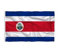 Drapeau Coupe du Monde 2026 - Drapeau national officiel 1,5 m x 90 cm, double face, avec œillets en laiton, États-Unis, Canada, Mexique (Costa Rica)