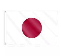 Drapeau Coupe du Monde 2026 - Drapeau national officiel 1,5 m x 90 cm, double face, avec œillets en laiton, États-Unis, Canada, Mexique (Japon)