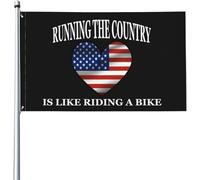 Drapeau Courir À Travers Le Pays, C'Est Comme Faire Du Vélo Drapeau Militaire Décoration 2 Œillets Métalliques Bannière À Œillets, Pour Les Bureaux, Les Défilés, D'Intérieur, 90x150cm