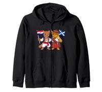Drapeau Croatie Écosse Racines croates Fier écossais Sweat à Capuche