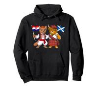 Drapeau Croatie Écosse Racines croates Fier écossais Sweat à Capuche