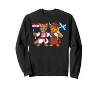 Drapeau Croatie Écosse Racines croates Fier écossais Sweatshirt