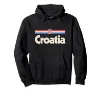 Drapeau Croatie Rétro Hrvatska Croate Sweat à Capuche