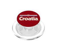 Drapeau Croatie Rétro Hrvatska Rouge Croate PopSockets PopGrip pour MagSafe