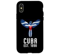 Drapeau Cuba 1898 Cubain Cuban Tocororo Cuban Trogon Coque pour iPhone X/XS