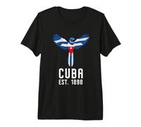 Drapeau Cuba 1898 Cubain Cuban Tocororo Cuban Trogon T-Shirt Haut de Gamme