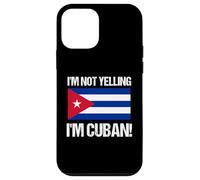 Drapeau Cuba avec inscription « I'm Not Yelling I'm Cuban Culture » Coque pour iPhone 12 mini