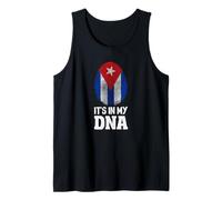 Drapeau Cuba It's in My DNA Cuban Pride Heritage Cuba Roots Débardeur