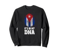 Drapeau Cuba It's in My DNA Cuban Pride Heritage Cuba Roots Sweatshirt