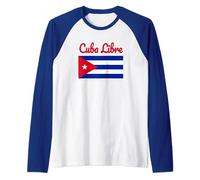 Drapeau Cuba Libre - Démocratie Manche Raglan