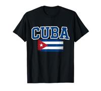 Drapeau Cuba Racines cubaines T-Shirt