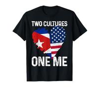 Drapeau cubain américain fierté cuba patriotique T-Shirt