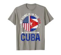 Drapeau cubain américain fierté cuba patriotique T-Shirt