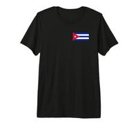 Drapeau cubain de Cuba T-Shirt Haut de Gamme