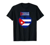 Drapeau cubain en Forme de cœur de la République Patriotique de Cuba T-Shirt