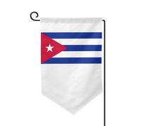 Drapeau cubain imprimé drapeau de bienvenue pour décoration extérieure tous temps jardin patio drapeau 30,5 x 45,7 cm plusieurs formes